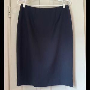 NWT Navy Merona Pencil Skirt